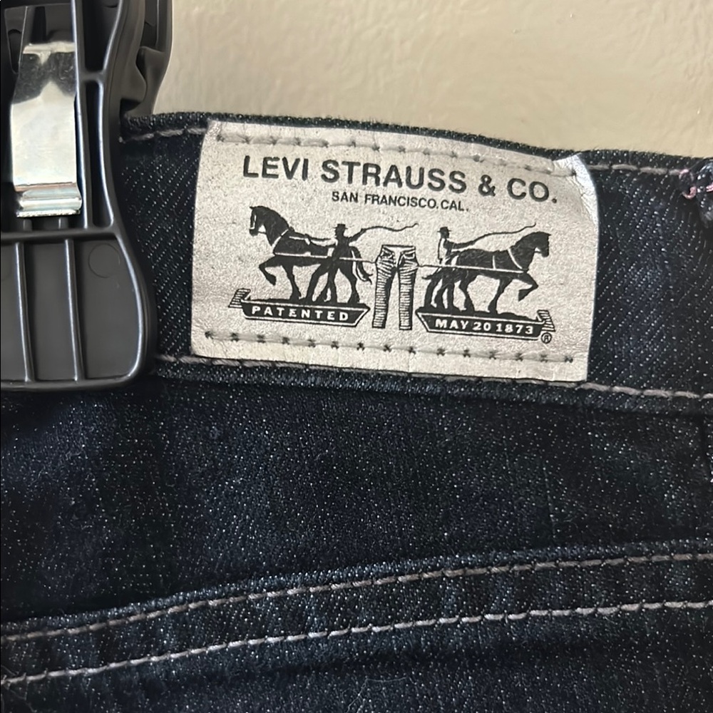 Levi's Blue Skinny Leg Denim Jeans - Picture 5 of 10